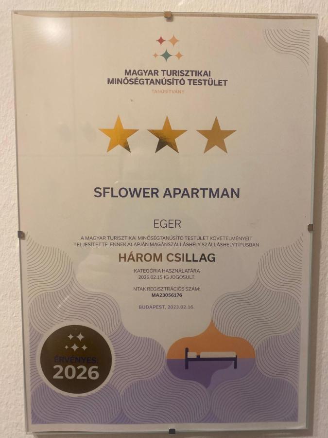 Sflower Apartman Eger Ngoại thất bức ảnh
